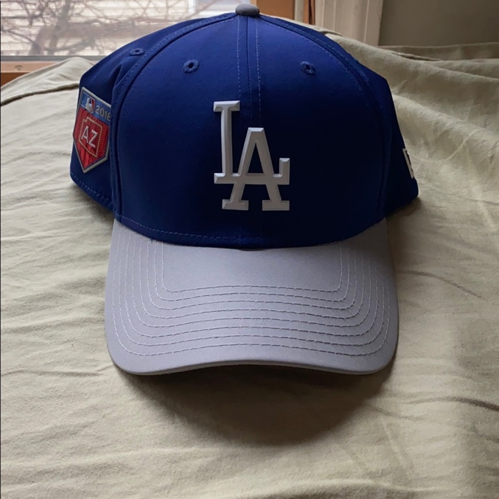 LA Dodgers flex for baseball hat
